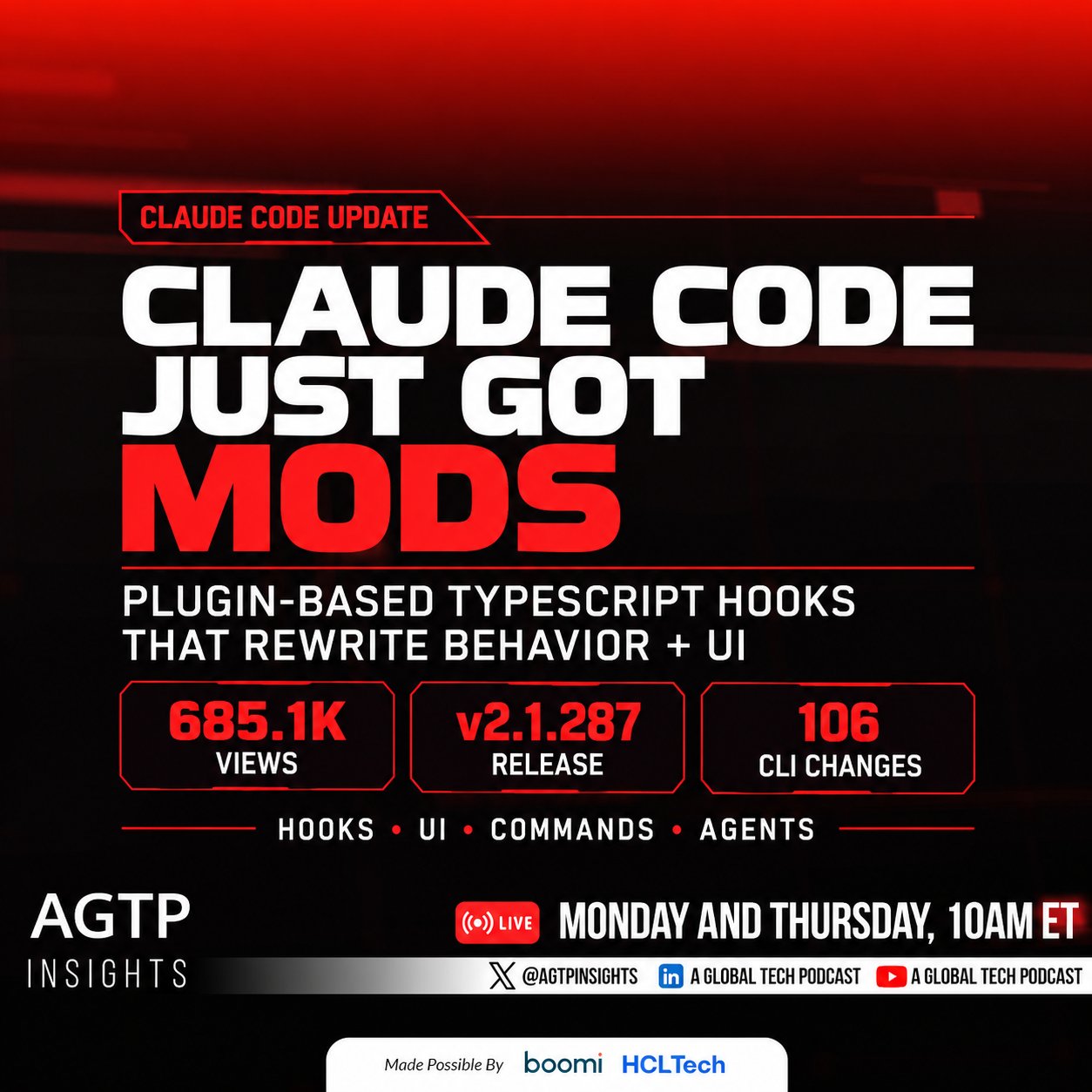 Claude Code, mods 플러그인 시스템 출시: TypeScript로 동작과 인터페이스 재작성미리보기